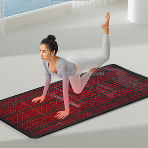 Matras terapi foton LED Fitkang, alat terapi cahaya merah untuk penyembuhan dan kesehatan 660nm & 850nm - Product Image 1