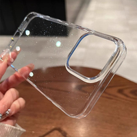 Coque de protection transparente anti-dérapante pour iPhone 16 15 Pro Max, design ciel étoilé, prix usine
