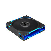 Ventilateur PC modulaire ARGB 120 mm Infinity FLEX 4e génération avec écran LCD TL, raccordement en série pour refroidissement de boîtier d'ordinateur RGB