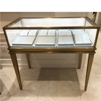 Vitrines d'exposition en acrylique personnalisées de luxe pour bijouteries, montres de sport, avec éclairage LED, couleur transparente/noire, conformes ROHS