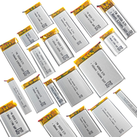 En stock, batterie Lipo rechargeable au lithium-ion polymère KC 80mAh 110mAh 160mAh 210mAh 250mAh 3.7V, petite batterie Lipo avec PCB pour outils électriques
