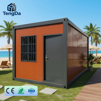 Vente flash Maison préfabriquée en conteneur de 20 pieds Villa capsule pour hôtel en plein air Boutique Cabine