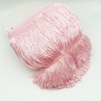 Vente en gros 20cm polyester double brin Chainette franges garniture gland frange broderie pour la décoration de robe