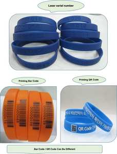 أساور سيليكون مزدوجة الطبقات مخصصة من السيليكون مع شعار ترويحي طباعة أساور سيليكون للرجال - Product Image 3