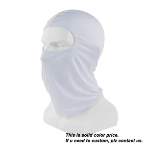 New fashion logo riflettente passamontagna maschera da sci full face nero passamontagna termico progettato su misura