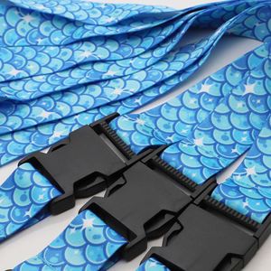 Personalized Vibrant Sublimation Neck <b>Lanyard</b> with Carabiner Clip Custom <b>Lanyards</b> for Ocean Themed Parties Water Park Events - Product Image 3