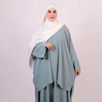 Ensemble HAFSA en gros pour femmes musulmanes grandes tailles – Jupe et robe Abaya douces, confortables, minimalistes et élégantes, idéales pour le quotidien