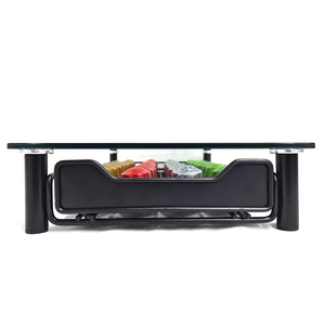 4 rangées 40 dosettes Nespresso Porte-capsules de café Porte-tiroir de bureau <span class=keywords><strong>Organisation</strong></span> de <span class=keywords><strong>cuisine</strong></span> en métal pour capsules de café avec dessus en verre - Product Image 4