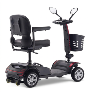 Scooter de Movilidad Plegable Portátil y Ligero, Motor de 350W, Velocidad de 8km/h, Capacidad de Carga de 100KG, Tamaño Pequeño, Ahorro de Espacio - Product Image 1
