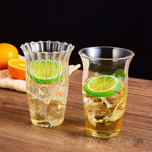 Bicchiere da <span class=keywords><strong>Caffè</strong></span> in Vetro Borosilicato Trasparente Noble <span class=keywords><strong>Happy</strong></span> 350ml, Resistente al Calore, Sicuro per Alimenti, Design Moderno e Unico, Strato Singolo - Product Image 2