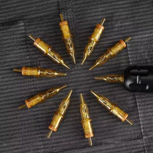 Agujas de Cartucho Desechables Doradas AMBITION, Agujas de <span class=keywords><strong>Tatuaje</strong></span> con Membrana de Seguridad Estéril para Artistas del <span class=keywords><strong>Tatuaje</strong></span> Profesionales - Product Image 5