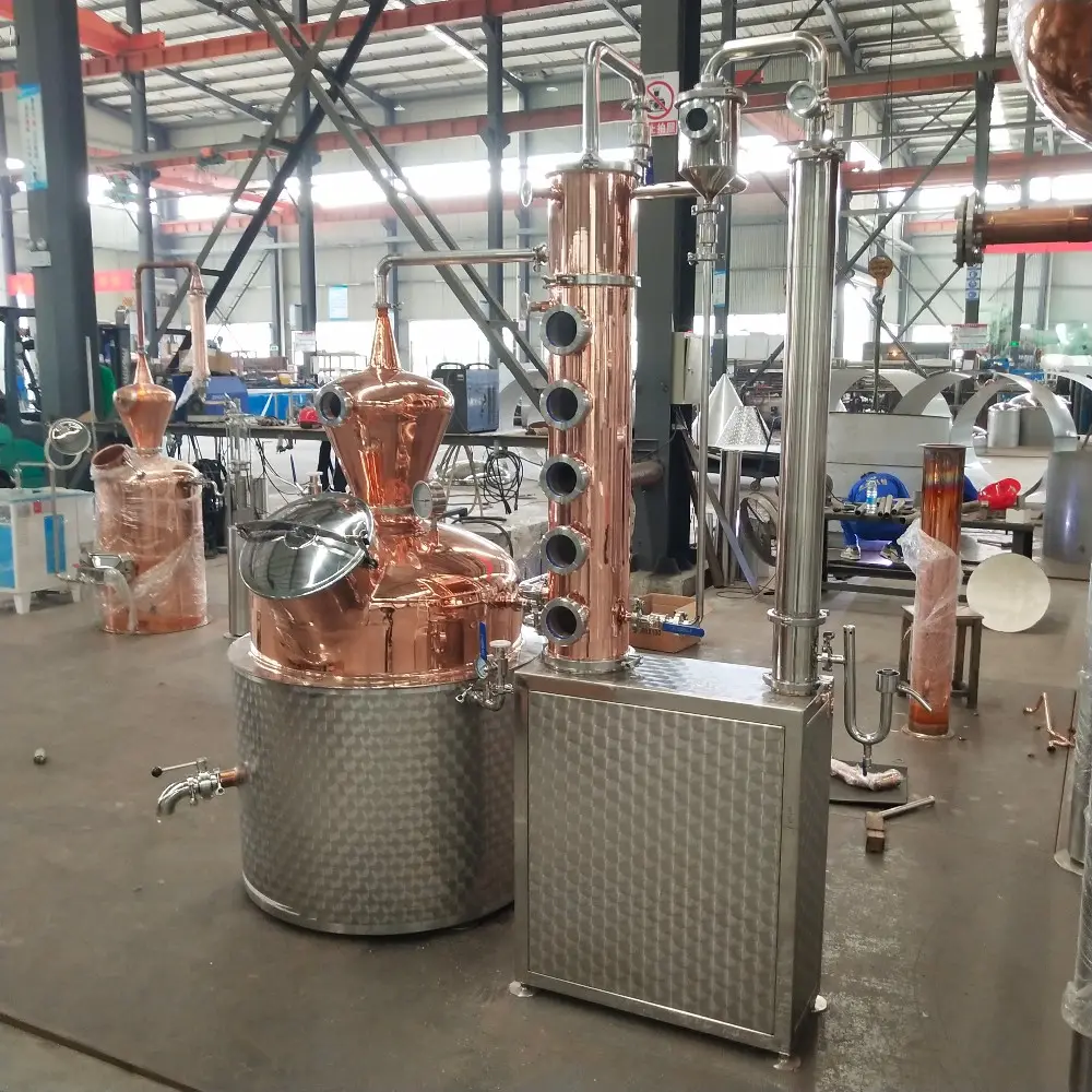 Modulaire Alimentaire Boissons Alcoolisées Distillerie Machine/Huile essentielle Distillateur Prix 2019 Offre Spéciale 500L Machine L'alcool Vinification