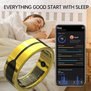 5ATM étanche Fitness Tracker moniteur de santé fréquence cardiaque <span class=keywords><strong>oxygène</strong></span> sanguin App contrôle anneau électronique intelligent - Product Image 5