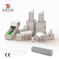Ligne de Remplissage Automatique Sojet HCS pour Fibres de Polyester, Kapok et Microfibres pour la Fabrication d'Oreillers et de Coussins, Capacité 480 pièces/h, 380V/220V