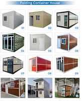 Casa Modular de 2 Pisos con Paneles Sándwich, Diseño Industrial Transpirable, Escalera Exterior y Terraza para Aplicaciones en Cocinas y Granjas