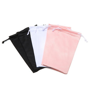 Étui à lunettes de soleil et lunettes de vue Finewell, logo personnalisé, luxe, noir, rectangulaire, pliable, semi-rigide, en cuir PU, style classique - Product Image 6