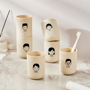 Dessin animé conception en plastique voyage Portable brosse à dents boîte de rangement ménage rince-bouche <span class=keywords><strong>tasse</strong></span> lavage <span class=keywords><strong>tasse</strong></span> porte-brosse à dents - Product Image 6