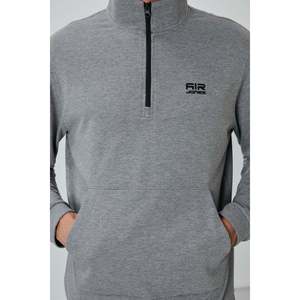 Conjunto Deportivo Herbert para Hombre, Color Gris Melange, Cuello Alto, Casual, Transpirable, Tela de 320g - Product Image 6