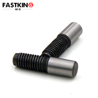 Goupille conique en acier au carbone ISO8737 Q235, oxyde noir, filetage externe, goupille conique M10M12