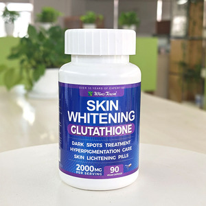Cápsulas de Glutatión Blanco Brillante para Blanqueamiento de la Piel y Tratamiento de Manchas Oscuras - No Apto para Mujeres Embarazadas - 90 Cápsulas - Product Image 2
