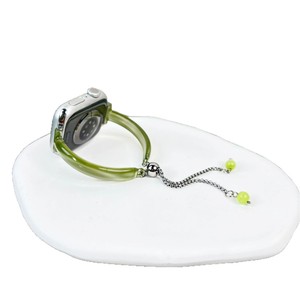 <span class=keywords><strong>Bracelet</strong></span> en jade tendance de nouvelle conception pour les modèles <span class=keywords><strong>Apple</strong></span> <span class=keywords><strong>Watch</strong></span> pour femmes, compatible avec les séries <span class=keywords><strong>Apple</strong></span> <span class=keywords><strong>Watch</strong></span> S11/S10/S9 - Product Image 5