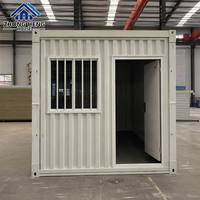 Conteneur pliable modulaire préfabriqué robuste de 20 pieds pour atelier moderne, garage sécurisé, entrepôt et site de stockage