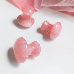 2020 <strong>Amazon</strong> hot sale 100% natural <strong>Rose</strong> <strong>Quartz</strong> mushroom <strong>Gua</strong> <strong>Sha</strong> mushroom Guasha stone for Body Anti-Wrinkle - Product Image 5