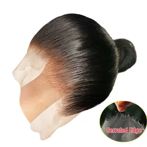 Fuxin Vendor Hd Transparent Swiss Lace Front Wig Human Hair 360 Lace Frontal Wig Glueless Brazilian 100% Virgin Full Lace Wig