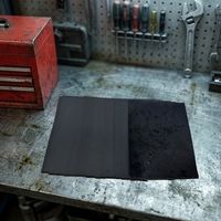 Papier abrasif imperméable en carbure de silicium, feuille abrasive en papier latex, tampon de ponçage humide et sec pour le ponçage de moules, de matrices, de pièces de précision et le polissage miroir