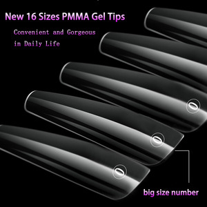 Extensions d'<span class=keywords><strong>ongles</strong></span> en <span class=keywords><strong>gel</strong></span> souple, 16 tailles, grands numéros, couvrance totale, courts, moyens, longs, formes amande, carrée, ronde, <span class=keywords><strong>faux</strong></span> <span class=keywords><strong>ongles</strong></span> - Product Image 3