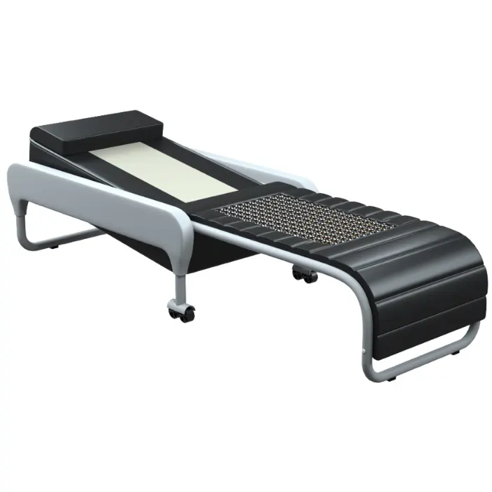 Cama massageadora elétrica portátil de coreia, meia cama, rolo de jade, aquecimento térmico, em formato de s