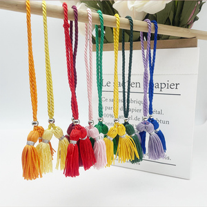 E-Magic Wholesale 14cm Customized Beaded Stock Color Tassel Hanger Perfume Bottle Charms Jewellery Tassels