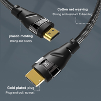 Cable HDMI 2.1 de 8K ODM/OEM, 48 Gbps de Alta Velocidad, 8K/60Hz, para Laptop Samsung Sony, Cable de Video EARC HDR