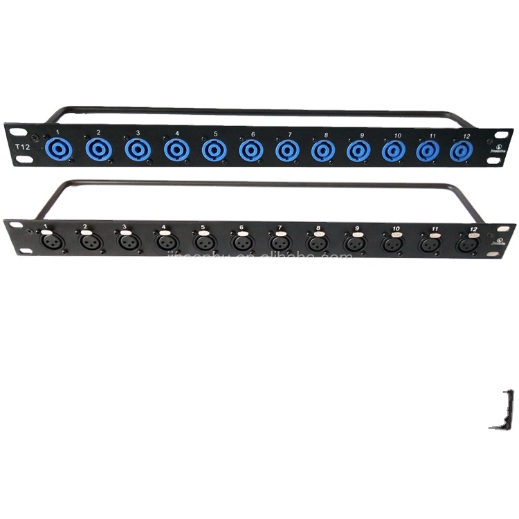 12 Port Patch Panel Metal Structure