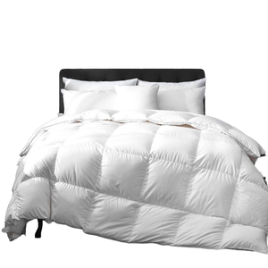 Customizable <strong>King</strong> <strong>Size</strong> White Goose <strong>Duck</strong> <strong>Feather</strong> Down Filled Bedding Comforter <strong>Duvets</strong> Solid &amp; Vintage Pattern for Home &amp; Hotel - Product Image 1