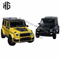 Matériaux PP Grille de pare-chocs avant Kit de carrosserie d'assemblage de lèvre de pare-chocs arrière pour Mercedes Benz Classe G W465 G800 W464 G63 Kit de carrosserie en PP