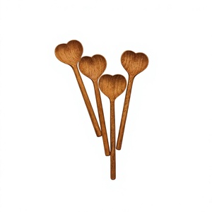 Cuillère à riz en bois WOQI, résistante à la chaleur, protège les casseroles - Product Image 1