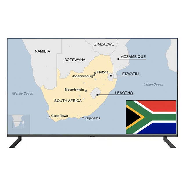 South African Market 50inch LCD LED Smart Android TV WebOS 2.0 4K 2K 60Hz Frameless Hotel Use