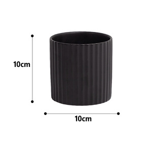 Conception personnalisée Vente en gros Mini pot de jardin pour plantes, Jardinière pour plantes succulentes avec plateau, Pots de fleurs Pot en céramique pour plantes - Product Image 4