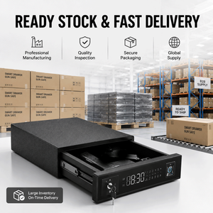 <span class=keywords><strong>Caja</strong></span> <span class=keywords><strong>Fuerte</strong></span> Inteligente para Armas con Huella Dactilar Biométrica, <span class=keywords><strong>Caja</strong></span> <span class=keywords><strong>Fuerte</strong></span> para Pistolas con Contraseña, Llave y Acceso Rápido por Aplicación, Almacenamiento Oculto - Product Image 5