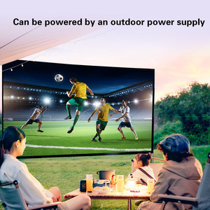 โปรเจกเตอร์อัจฉริยะ1080p DLP <span class=keywords><strong>4K</strong></span> BT WiFi รองรับ Android 13 Google TV 3D พร้อม <span class=keywords><strong>Netflix</strong></span> X5รุ่น2G RAM โฮมเธียเตอร์ - Product Image 2