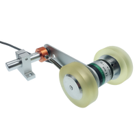Encodeur rotatif à double arbre de 6 mm, encodeur à roue de mesure 360 PPR, encodeur rotatif incrémental à double arbre 5-24 VDC