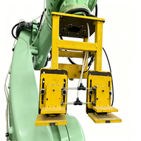 Bras robotisé de palettisation robuste à 4 axes, chargement et déchargement automatiques, manutention pour la logistique d'entrepôt et la ligne d'emballage