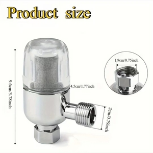 Filtre <span class=keywords><strong>de</strong></span> douche en plastique ABS, pré-filtre <span class=keywords><strong>de</strong></span> robinet domestique avec installation facile, <span class=keywords><strong>pour</strong></span> la douche <span class=keywords><strong>de</strong></span> salle <span class=keywords><strong>de</strong></span> bain - Product Image 2
