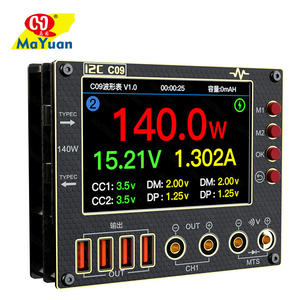 I2C C09 Wellenform Ampere meter Digital oszillograph 2-Kanal-Oszilloskop für USB-Lade tester für Mobiltelefone - Product Image 1