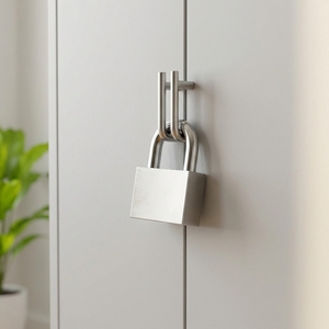 <span class=keywords><strong>Lucchetto</strong></span> Quadrato Cromato in Ferro YH1124, Dimensione 50mm con Chiavi Atomiche Antifurto - Product Image 6