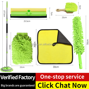 Venta caliente 6 en 1 Car Washer Microfiber Car Wash Mop Kit Multifunción Chenille Cepillo de limpieza, Kit de limpieza de automóviles - Product Image 6