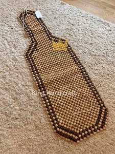 Coussin de siège de voiture en bois perlé résistant à la transpiration du Vietnam, respirant, rafraîchissant et massant pour les conducteurs en longs trajets - Product Image 4