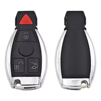 CG FBS3 Schlüsselloser Zugang Smart Fernbedienungsschlüssel 315Mhz/433Mhz Schwarz 3 Tasten 1 Jahr Garantie für Mercedes Benz W204 W212 W164 W221 W207