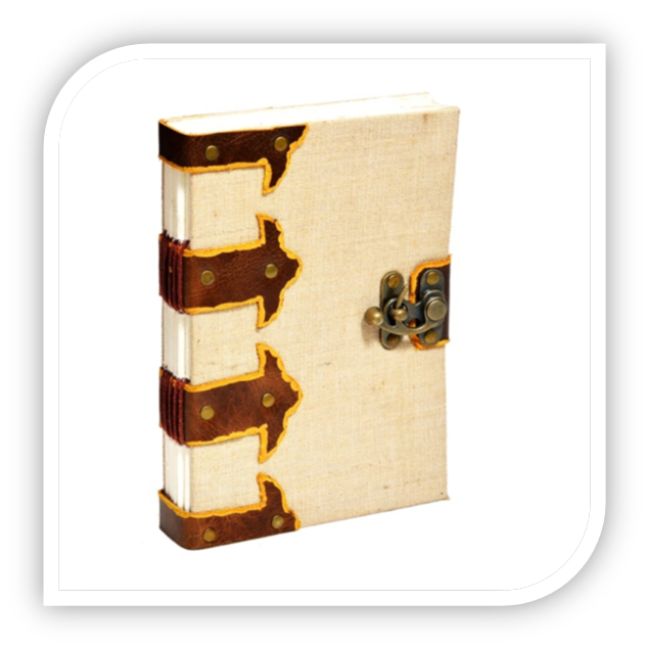 Уникальный дневник из натуральной кожи с замком